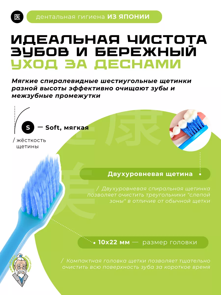 Зубная щетка классическая Доктор Сияй Ci Medical от 12 лет 1 шт. - фото 2