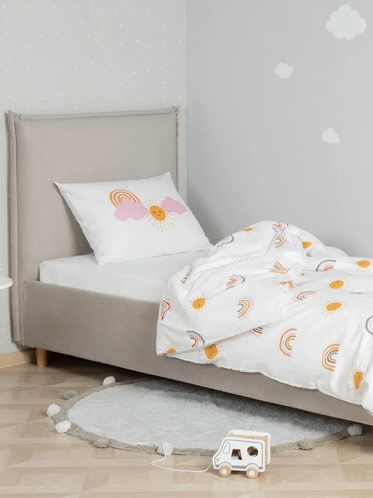 Комплект постельного белья askona kids Солнце и радуга 2 предм. - фото 5
