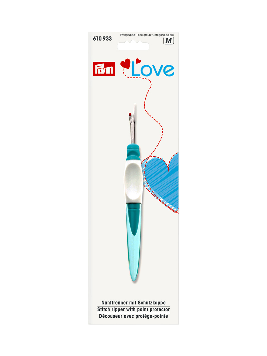 Вспарыватель Prym для ручных и машинных швов среза пуговиц малый Love Ergonomics 610933 - фото 6