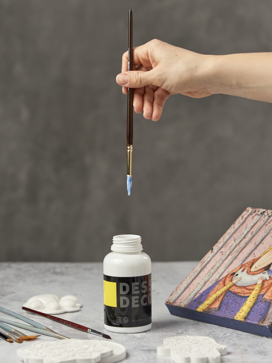 Акриловый лак полуматовый DESSA DECOR художественный 250 мл - фото 2