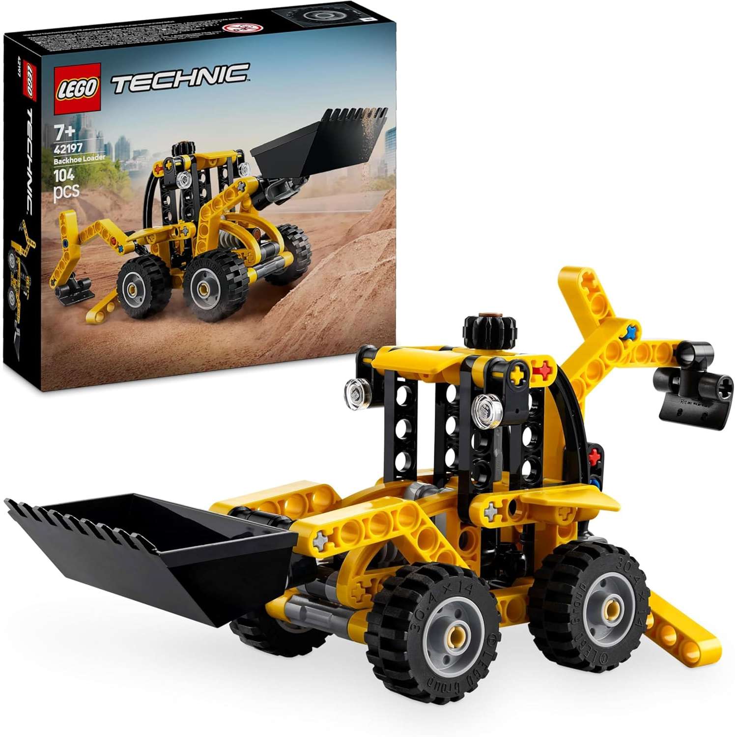 Конструктор LEGO Technic Экскаватор-погрузчик блочный - фото 1