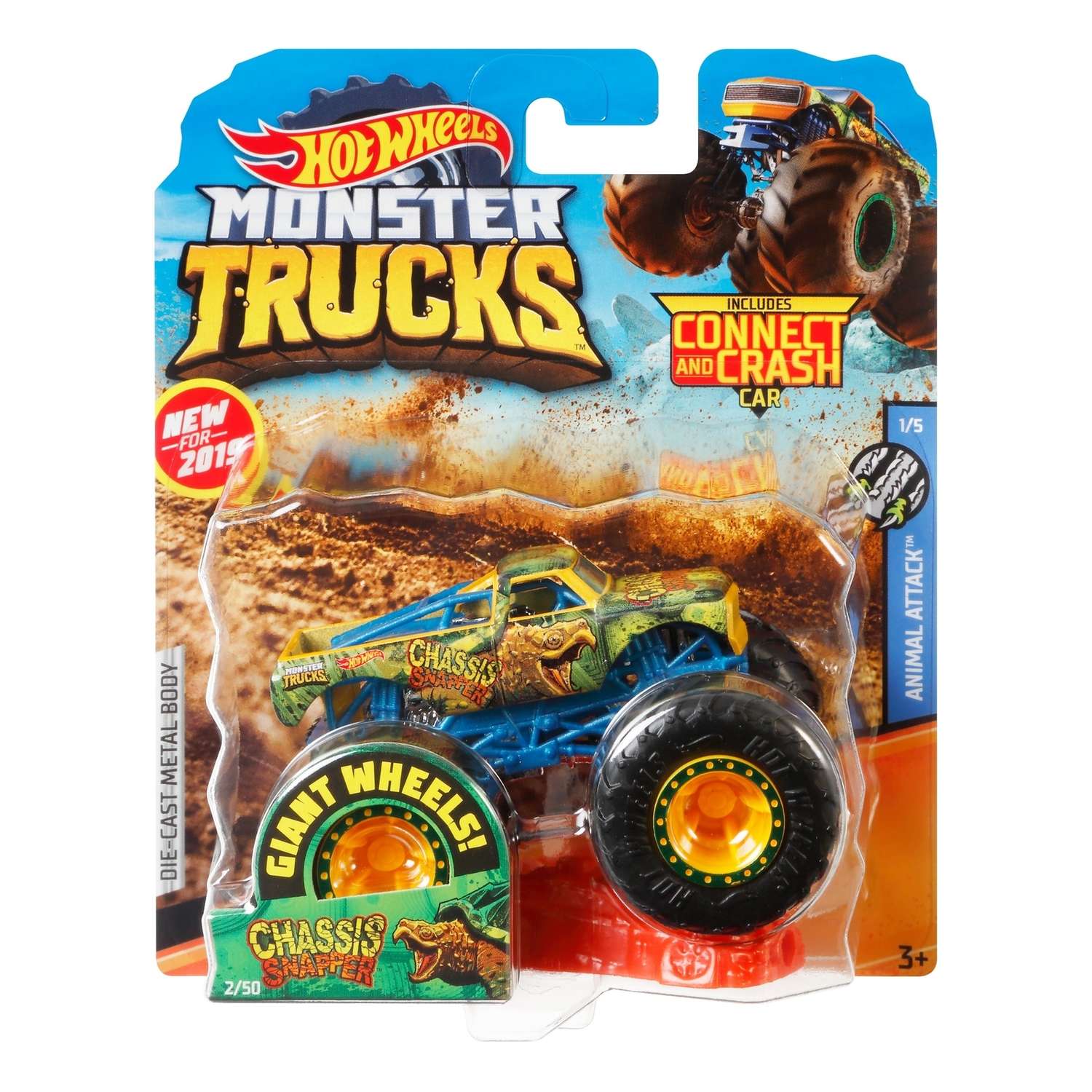 Автомобиль Hot Wheels Monster Trucks 1:64 в ассортименте FYJ44 - фото 19