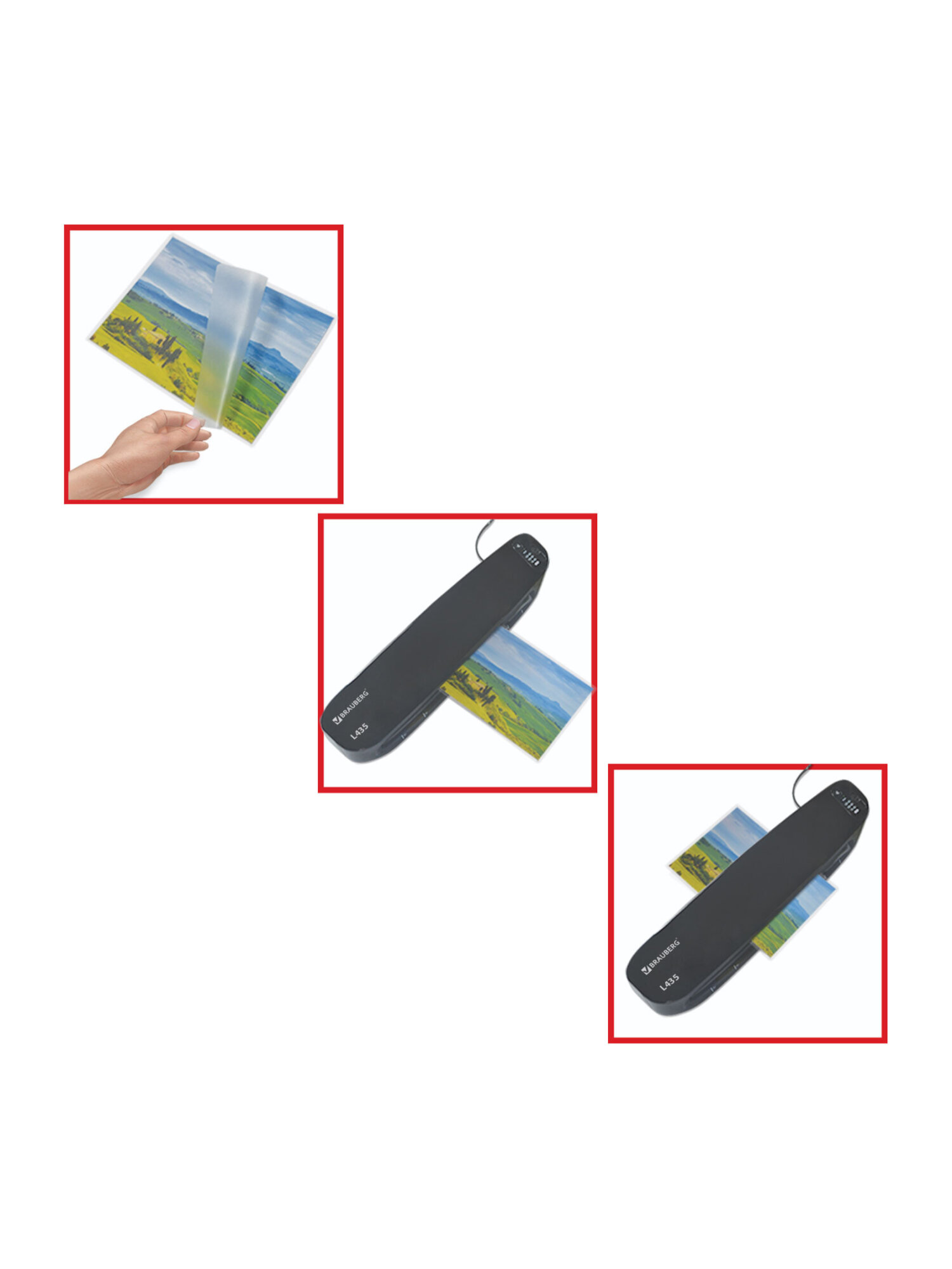 Пленки-заготовки для ламинирования Brauberg А4 извлекаемые 50 штук 100 мкм - фото 11