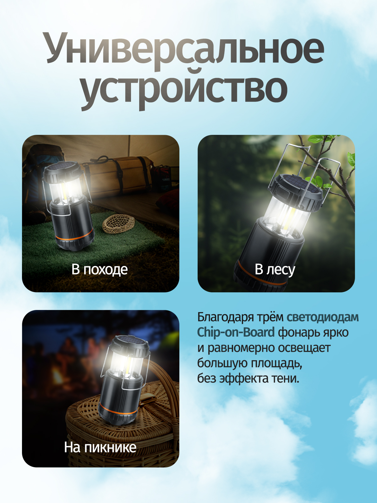 Кемпинговый фонарь Navigator NPT-CA2 - фото 4