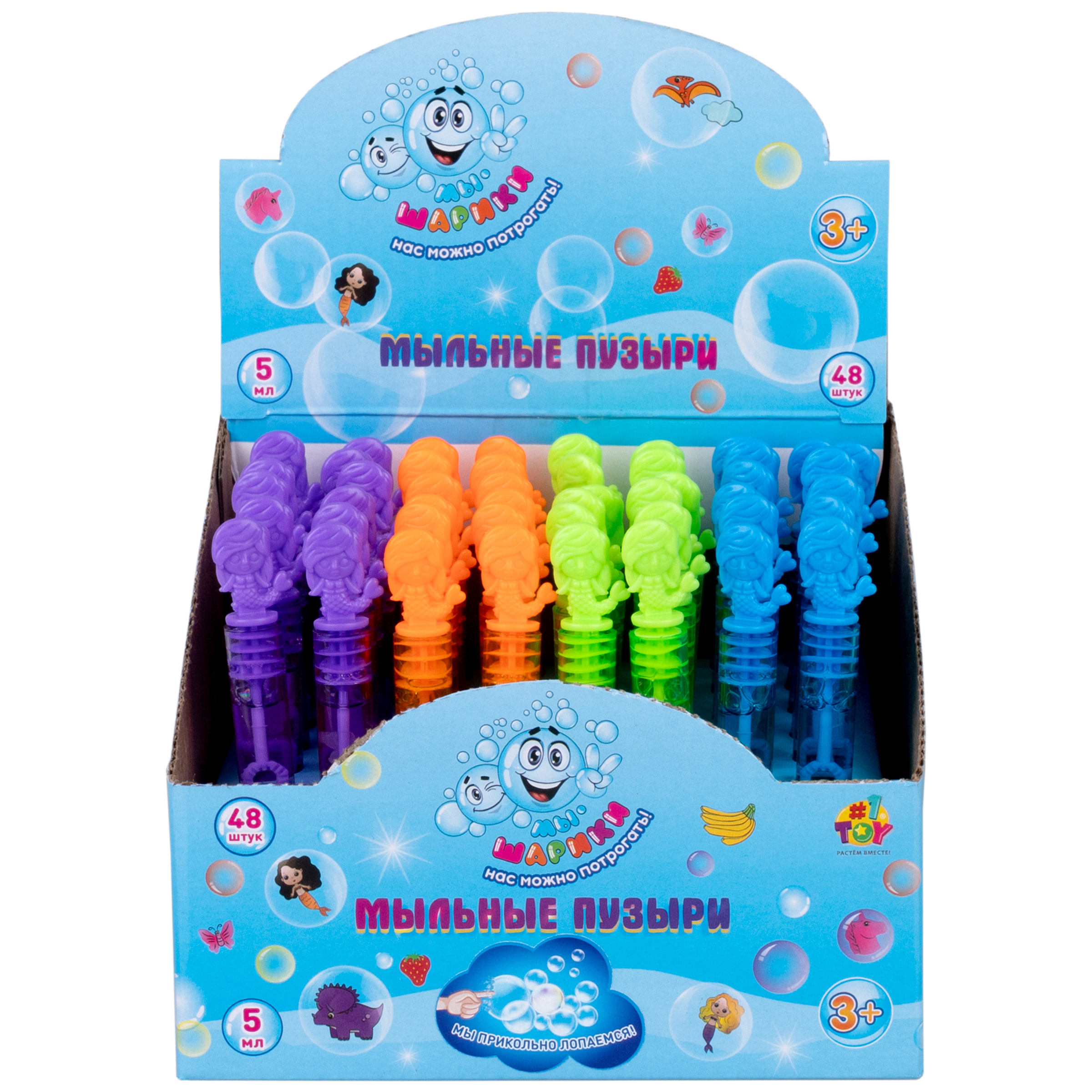 Мыльные пузыри 1TOY набор 48 штук - фото 10