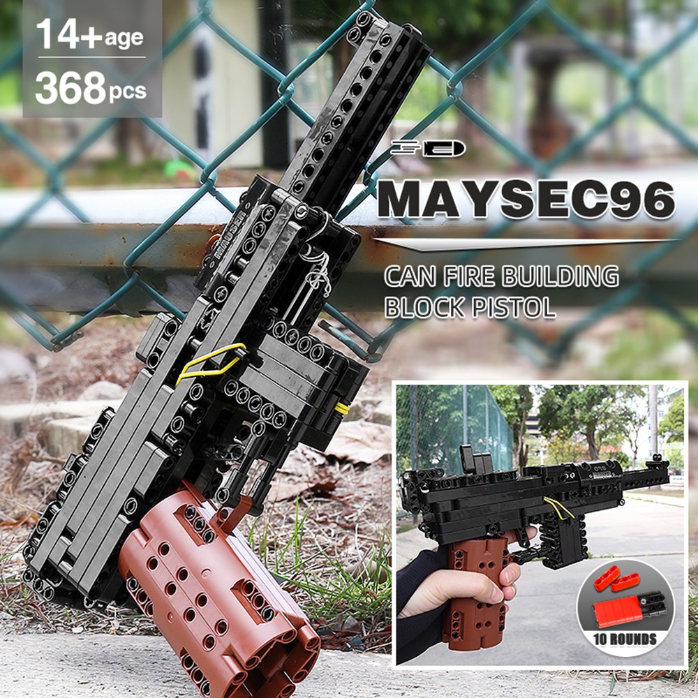 Конструктор Mould King Пистолет Маузер К98 блочный - фото 2