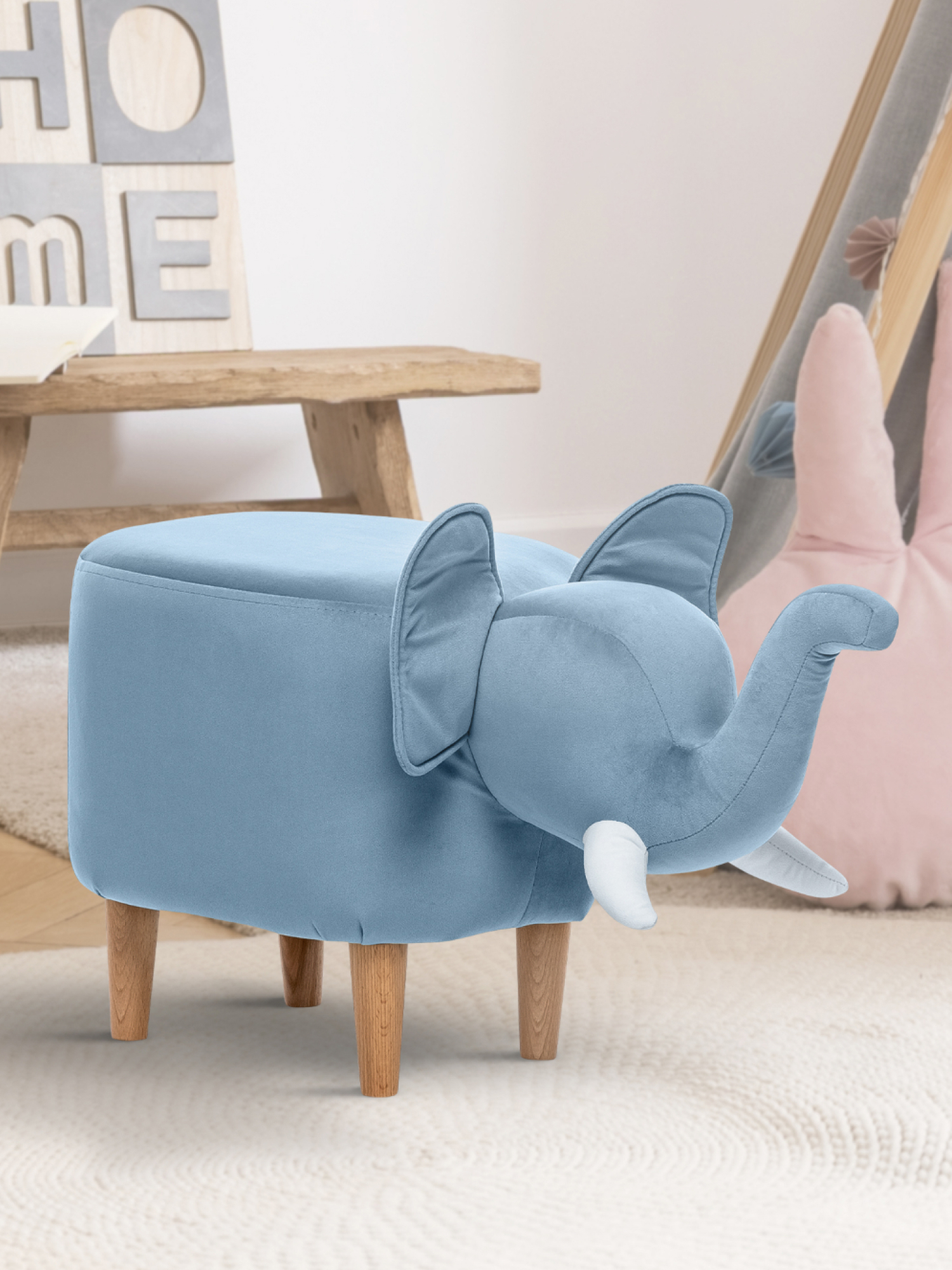 Пуфик Leset Пуф синий - фото 1