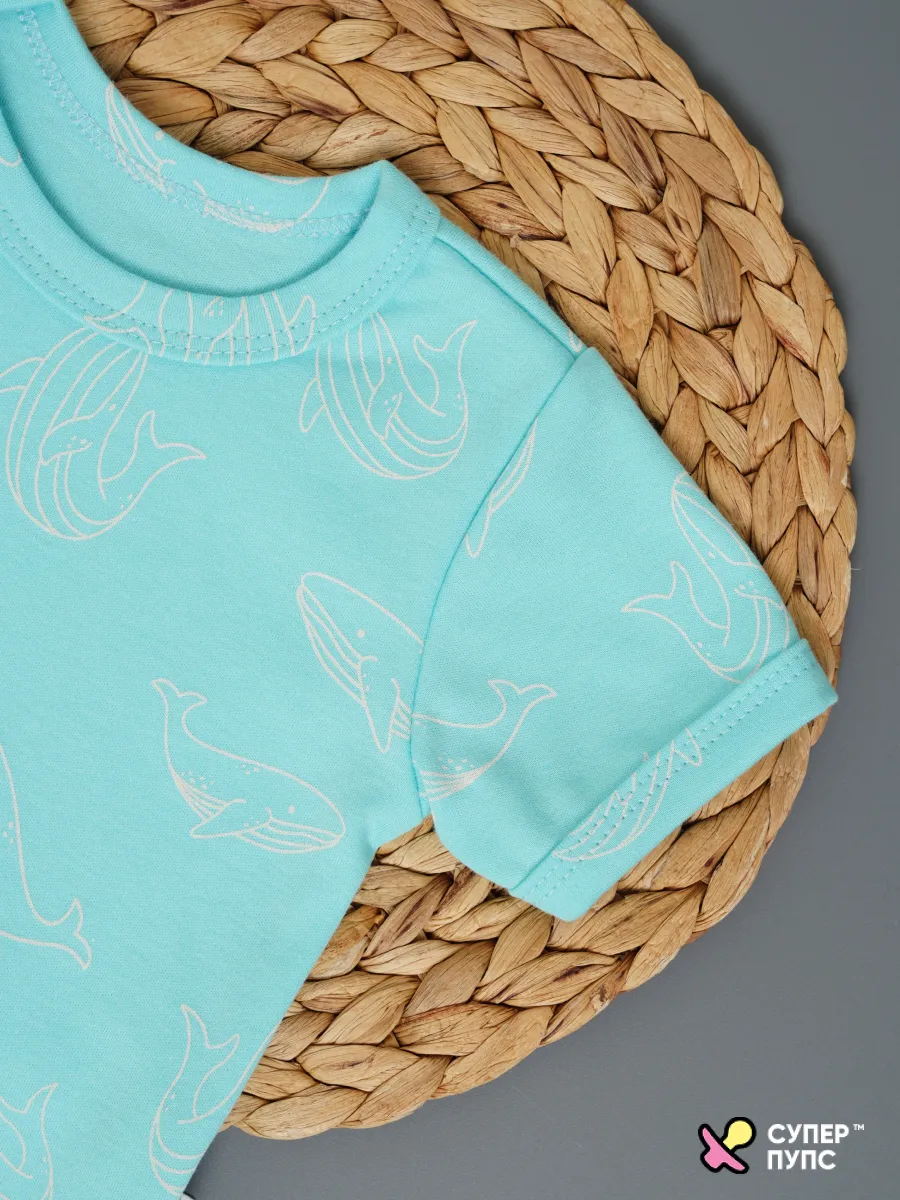 Футболка 4 шт Супер Пупс нбр/4пр/футб/КН/2026/мальчик - фото 25