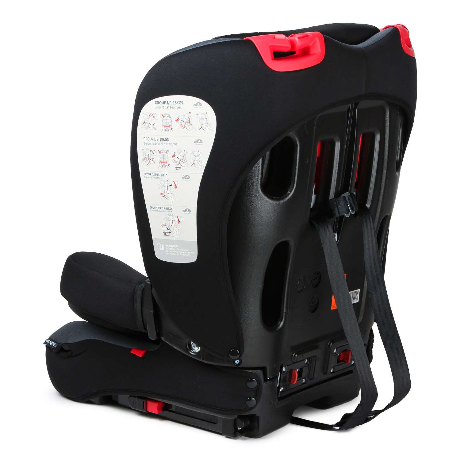 Автокресло Babyton Maverick Black Isofix 1/2/3 (9-36 кг) - фото 13