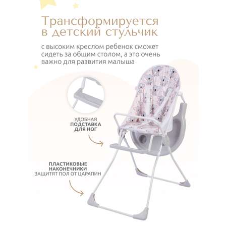 Стульчик для кормления InHome Коала трансформер