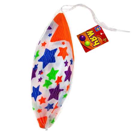 Мяч детский 23 см 1TOY звезды резиновый надувной