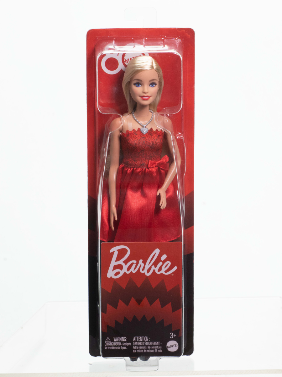 Кукла модельная Barbie 80s Edition JGD25 Барби в красном платье высота 29 см JGD25 - фото 4