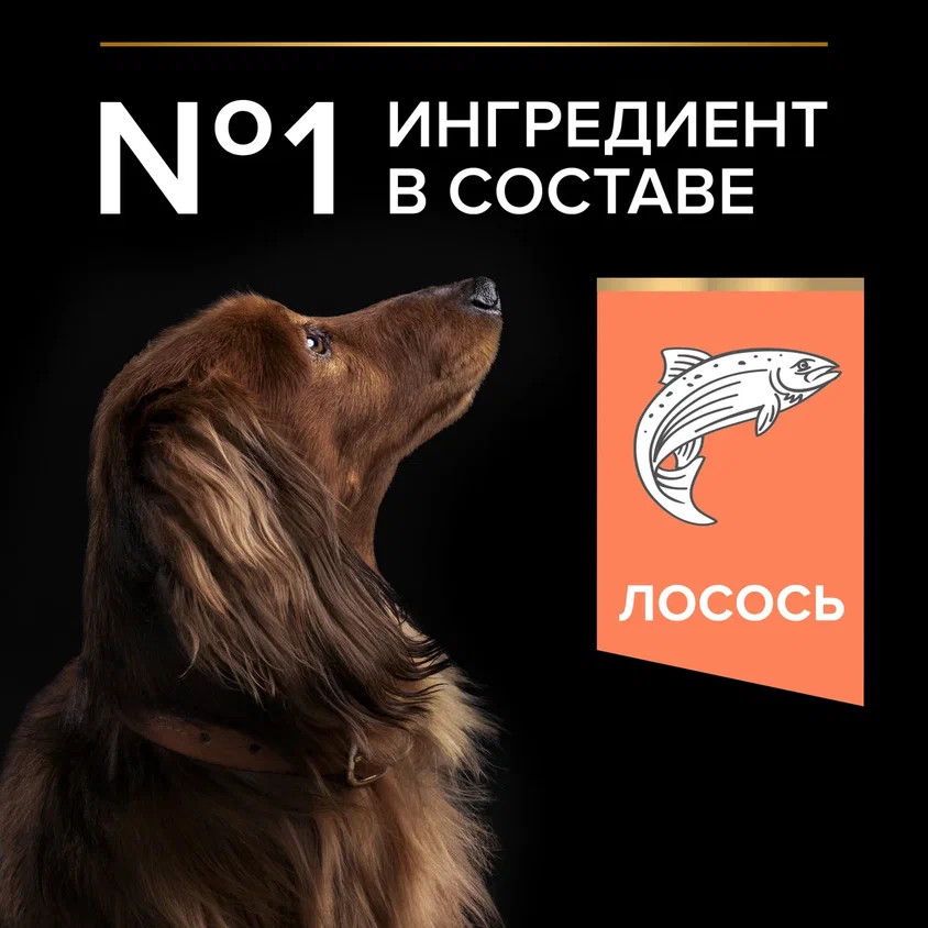 Корм для собак PRO PLAN мелких и миниатюрных пород с чувствительной кожей с комплексом Optiderma лосось с рисом 7кг - фото 10