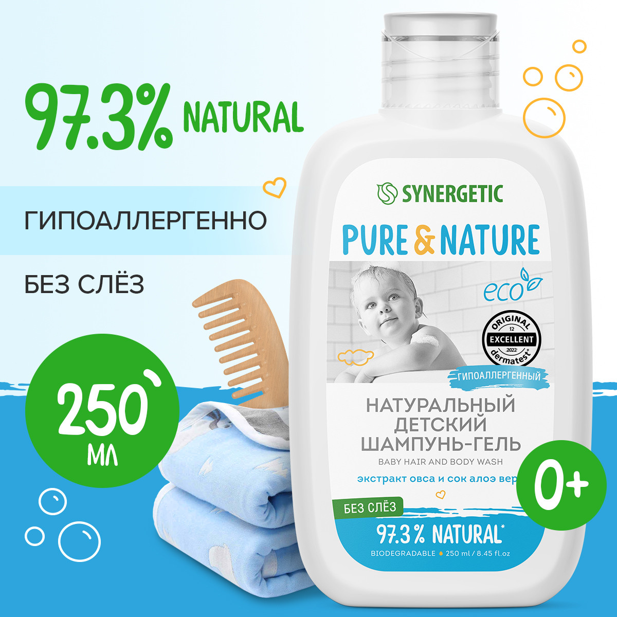 Шампунь Synergetic 250 мл - фото 1