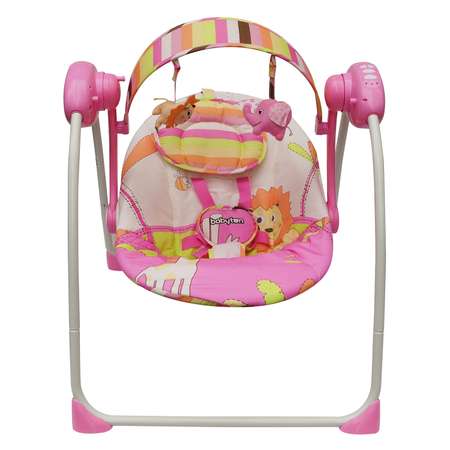 Качели детские Babyton Merry Pink