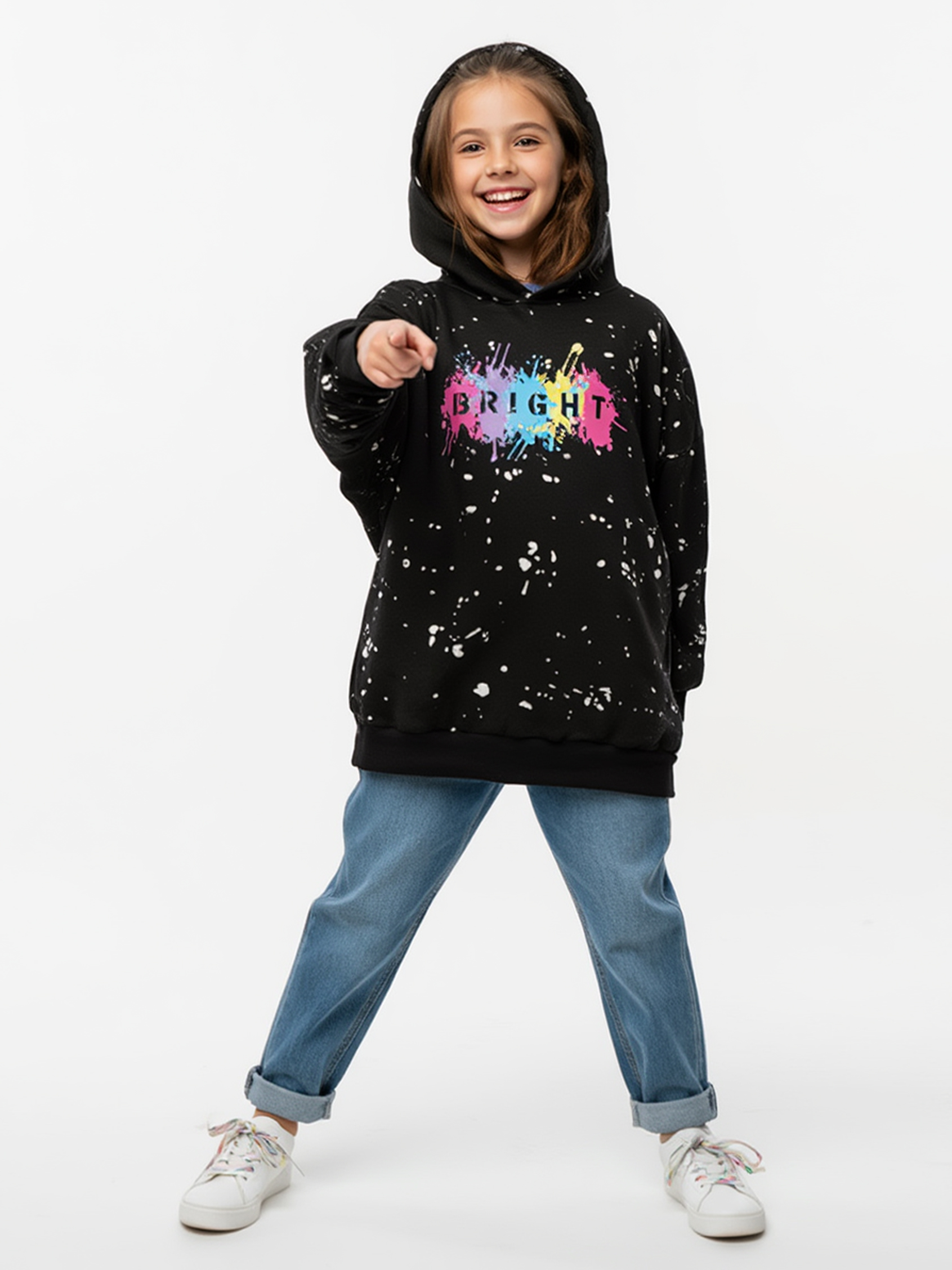 Худи ME WE JG223-T101-935_Черный - фото 1