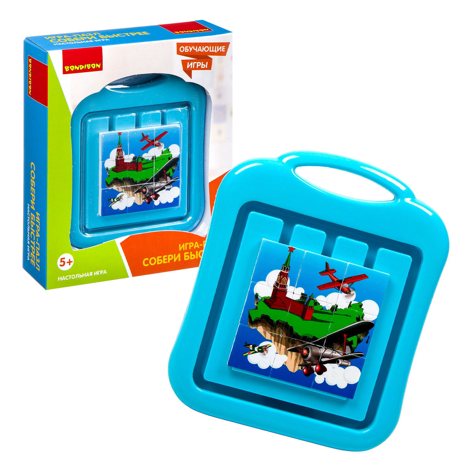 Настольная игра Bondibon пятнашки Собери Быстрее - фото 1