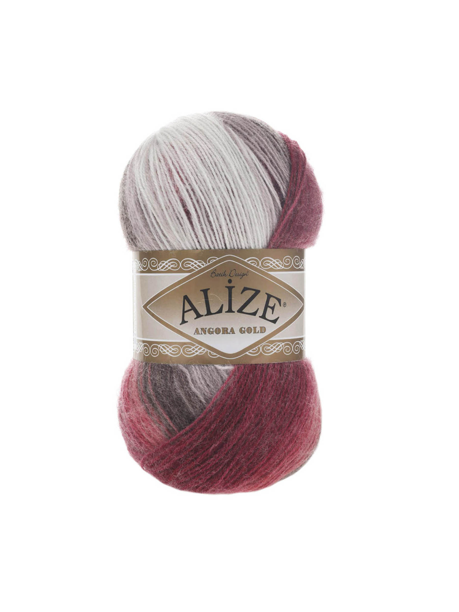 Пряжа Alize для вязания зимних вещей Angora Gold Batik 100 гр 550 м 5 мотков 1984 секционный - фото 4