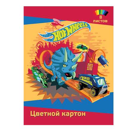 Цветной картон PRIORITY 8 лист.