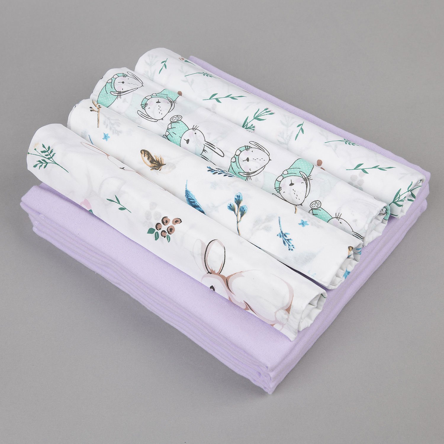 Пелёнка Чудо-Чадо В роддом фланель 75х120 см 4 шт. - фото 5