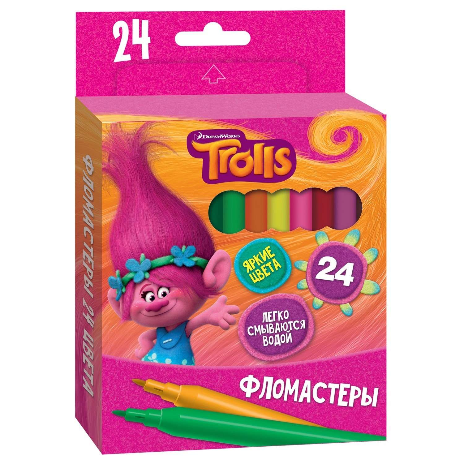 Фломастеры DreamWorks 24 цв. - фото 1