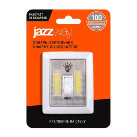 Фонарь-светильник Jazzway Светодиодный в форме выключателя пушлайт TS2-L2W
