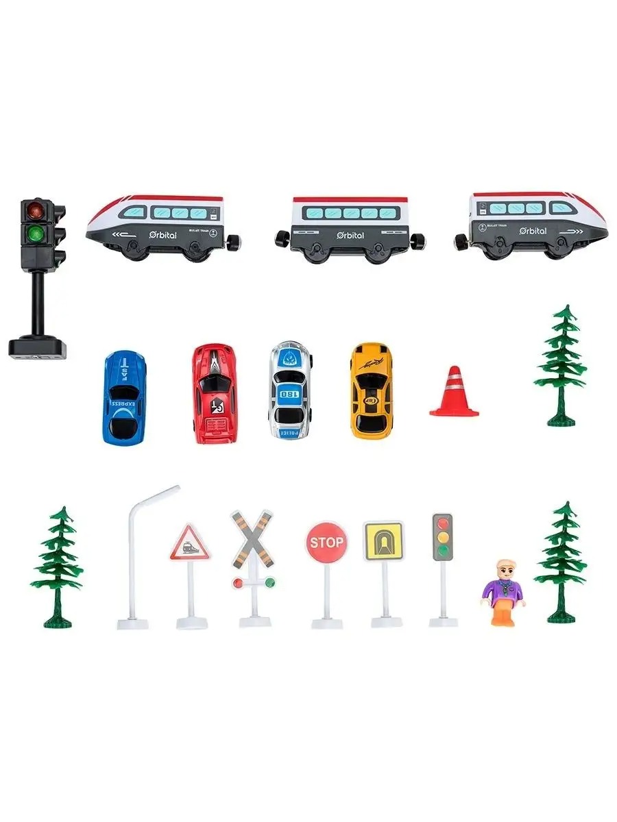 Набор железнодорожный Givito G201-010 - фото 8