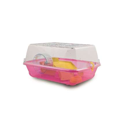 Дом-клетка для хомяков S Lilli Pet Hamster fun 32х39х20 см розовый