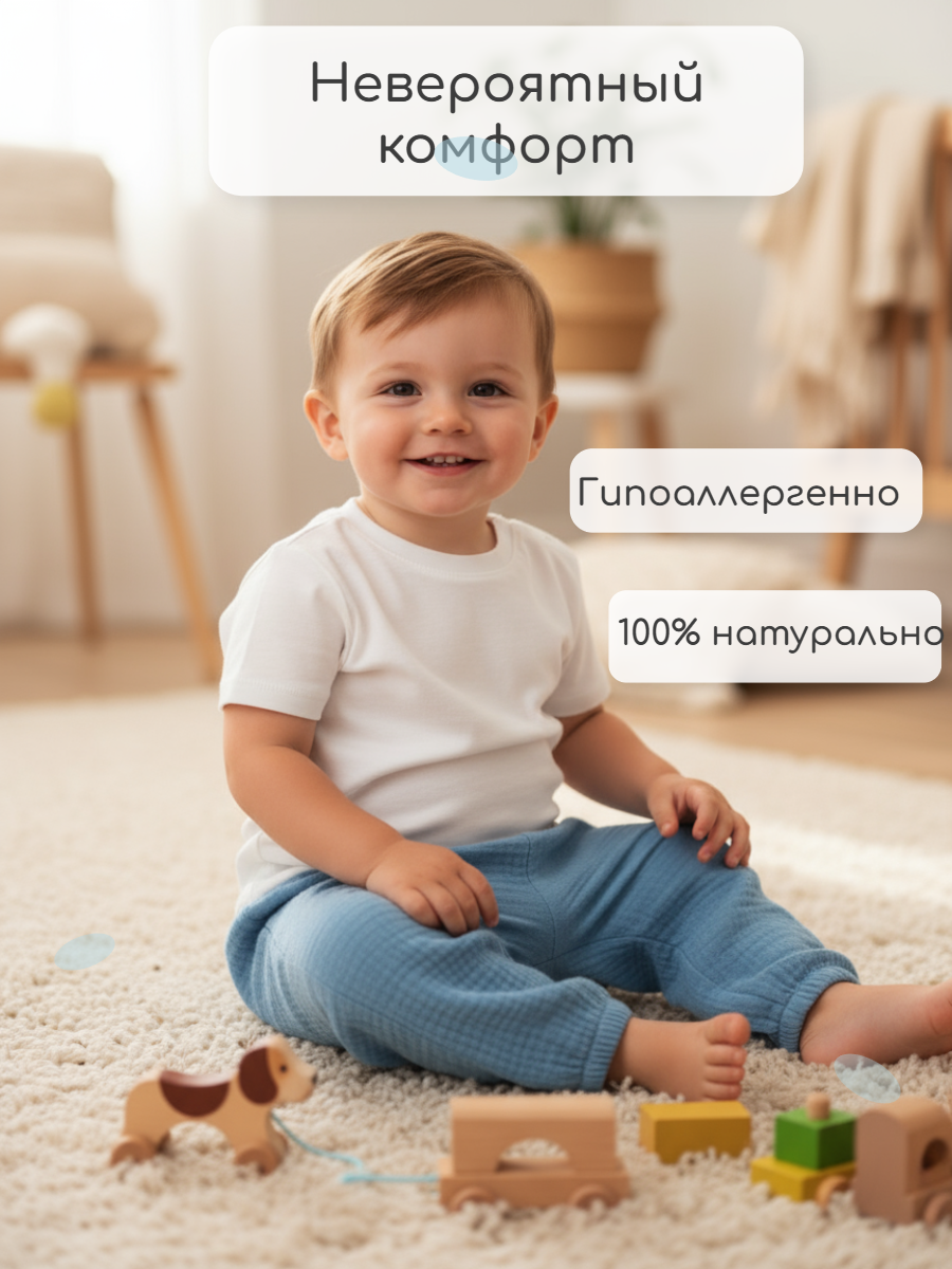 Брюки КВАРК лук 2044747527435 - фото 4