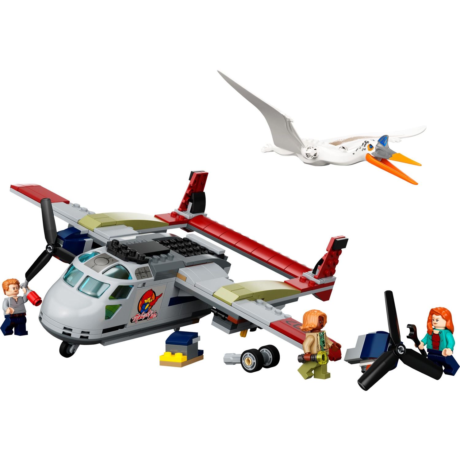 Конструктор LEGO Jurassic World Кетцалькоатль нападение блочный - фото 2