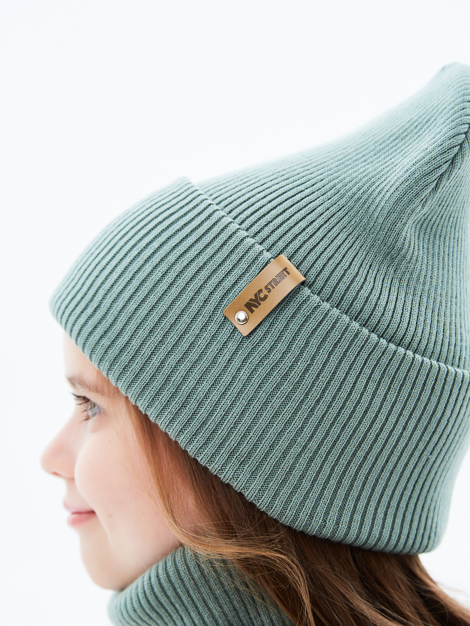 Шапка и снуд KUBRIO KU-H-52-lopata-oliveG - фото 13