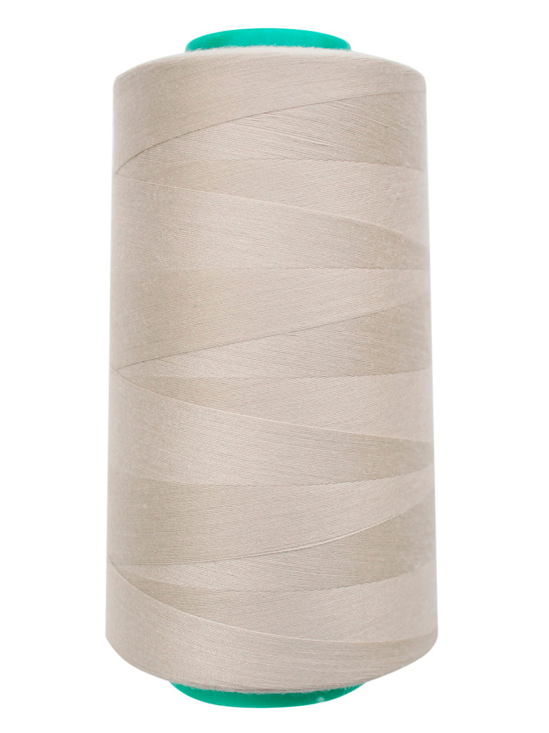 Нитки Bestex 50/2 5000 ярд 1 шт 173 светлый серый - фото 3