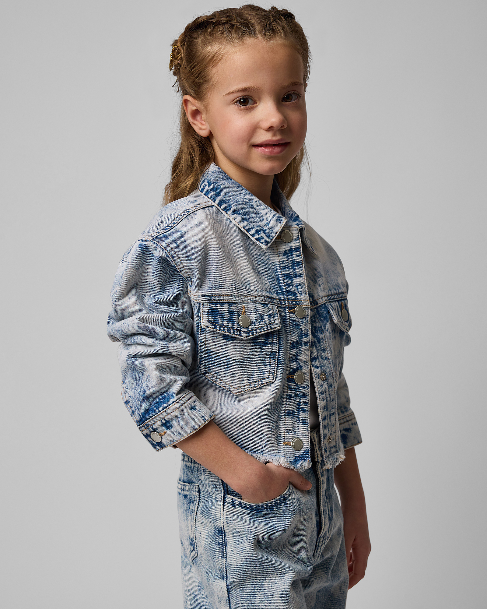 Джинсовая куртка Futurino Fashion S25FF-2GD30kg-55 - фото 1
