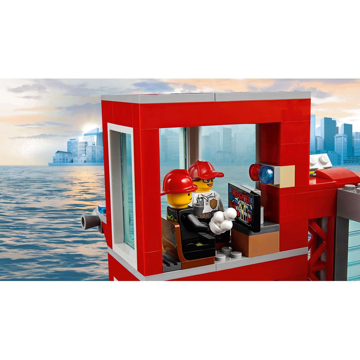 Конструктор LEGO City Fire Пожарное депо блочный - фото 5