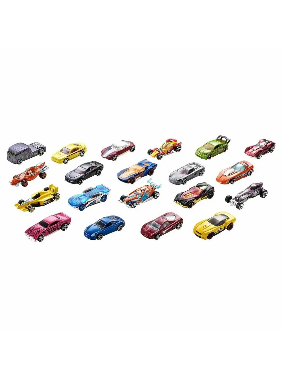 Игровой набор Hot Wheels Набор машинок 1:64 20шт. 1:64 110201 - фото 2