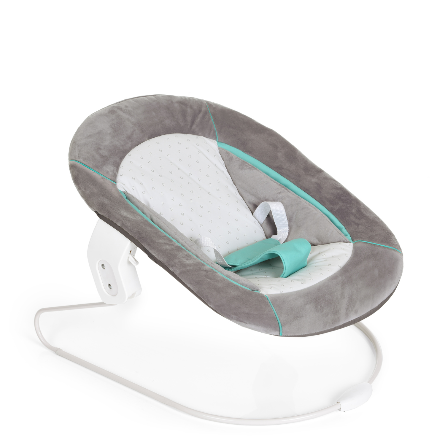 Шезлонг Hauck Alpha hearts grey - фото 1