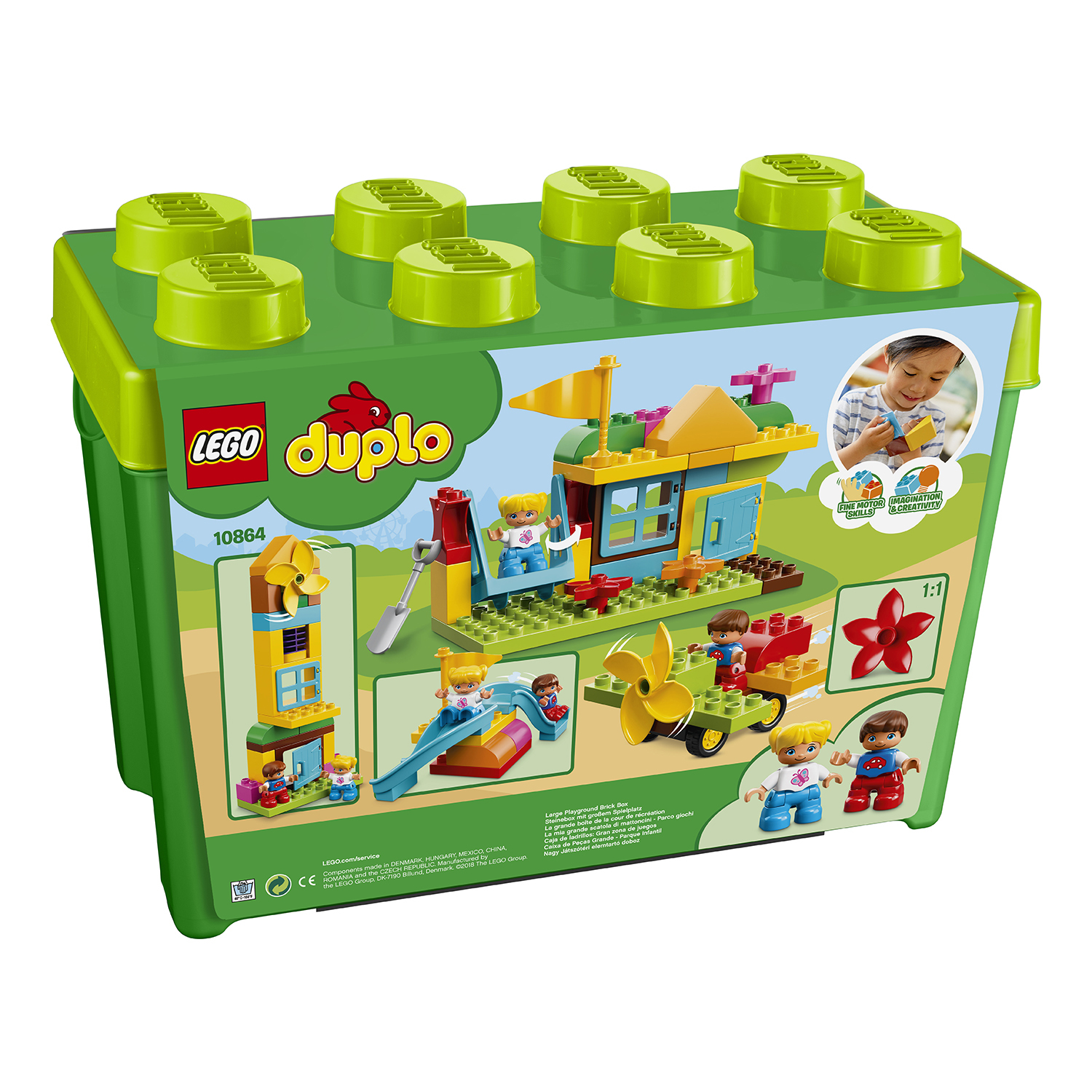 Конструктор LEGO DUPLO Большая игровая площадка блочный - фото 3