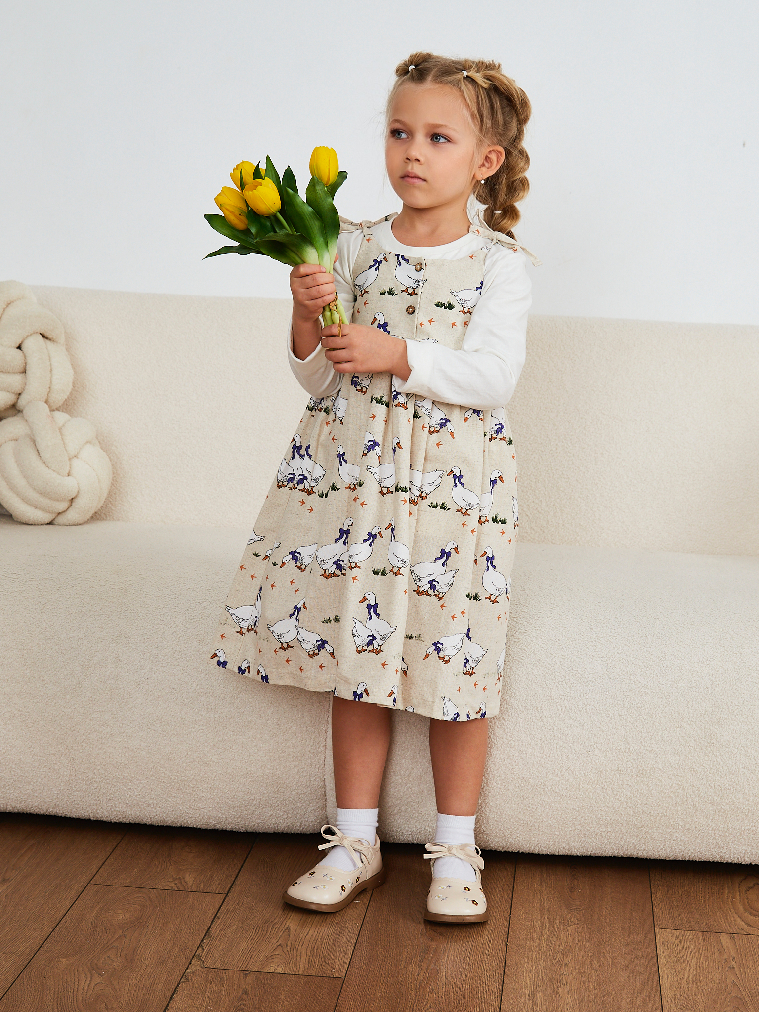 Сарафан MOUN сарафан_девочки_гуси - фото 10