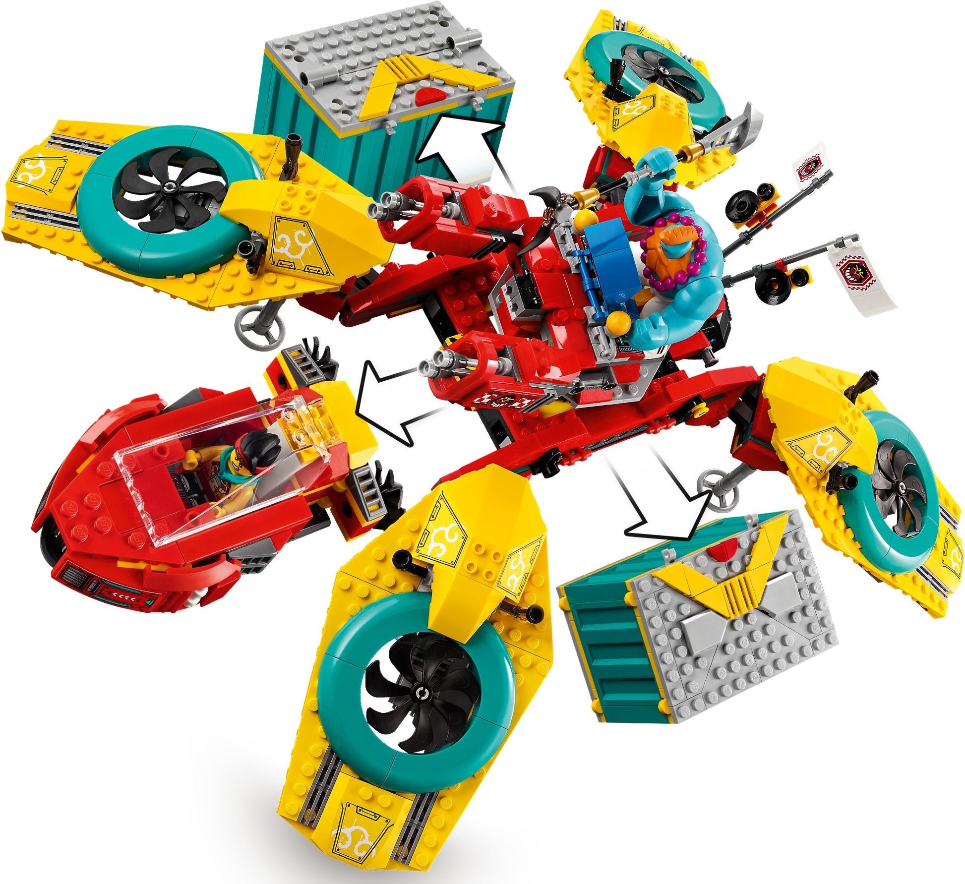 Конструктор LEGO Monkie kid 80023 1462 дет. - фото 24