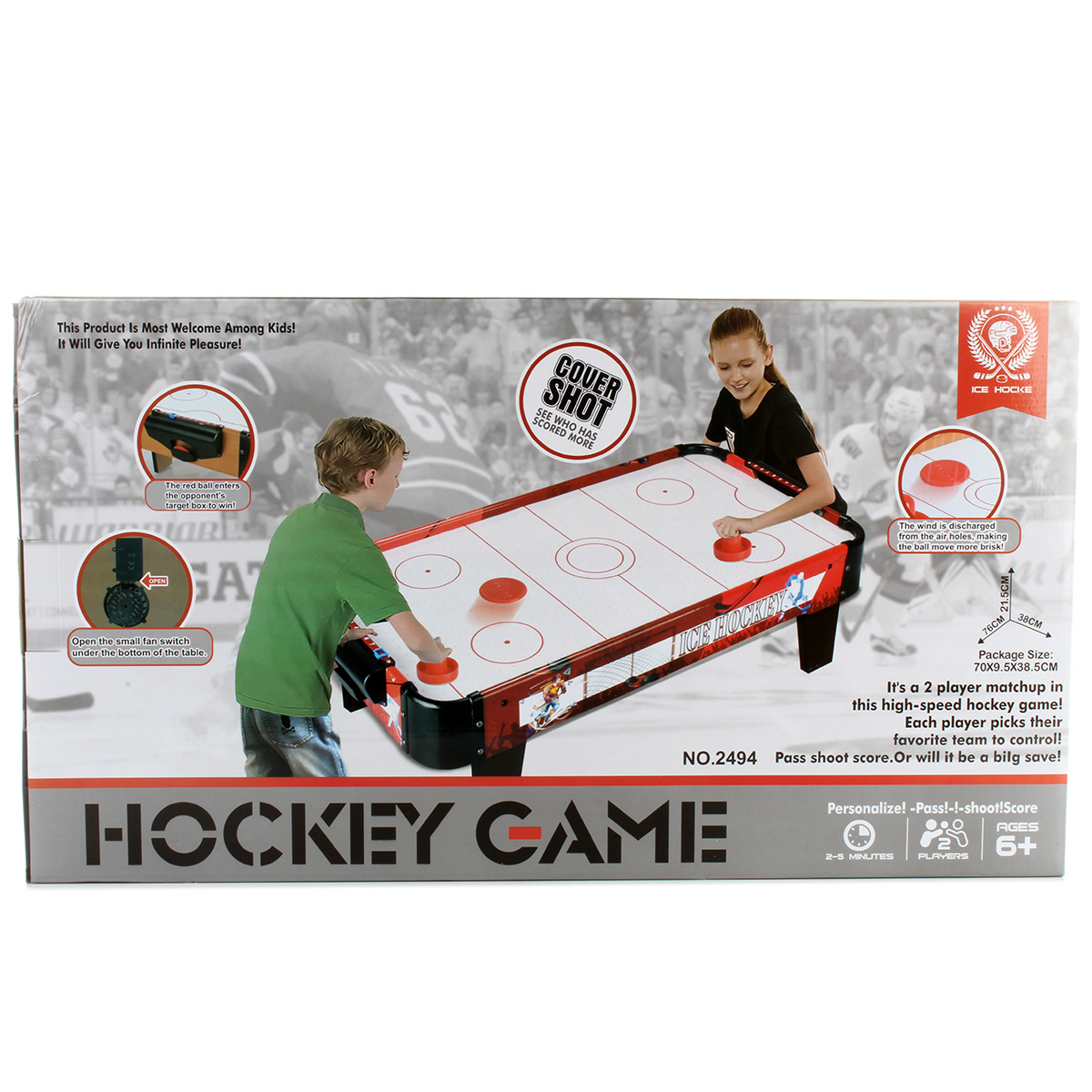 Настольная игра Veld Co аэрохоккей - фото 7