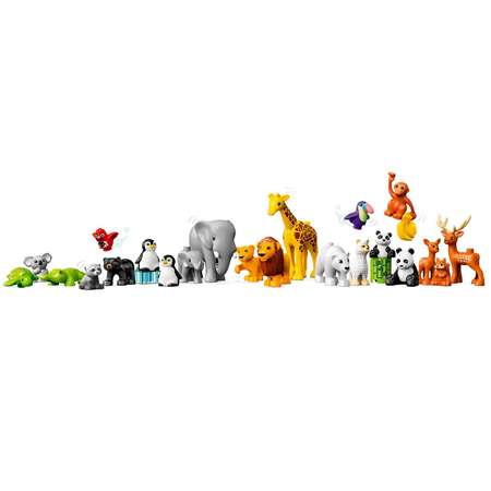 Конструктор LEGO DUPLO Wild Animals of the World блочный