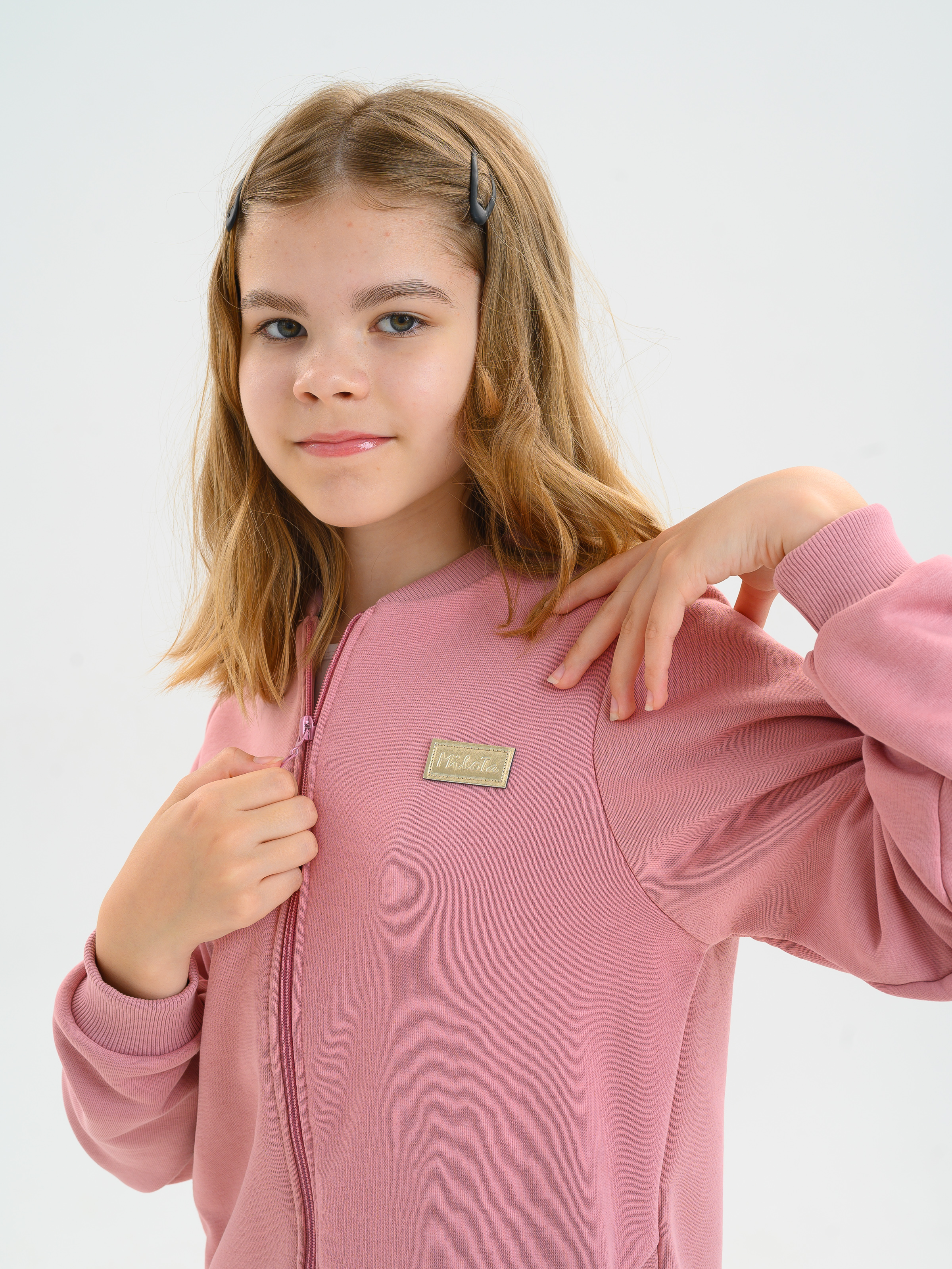 Бомбер MiloTa ТФ02/светло-розовый - фото 4