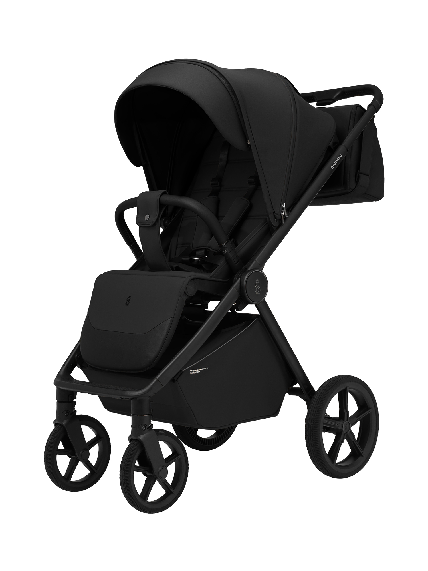 Коляска прогулочная Sweet Baby Elegante D Black черный - фото 24
