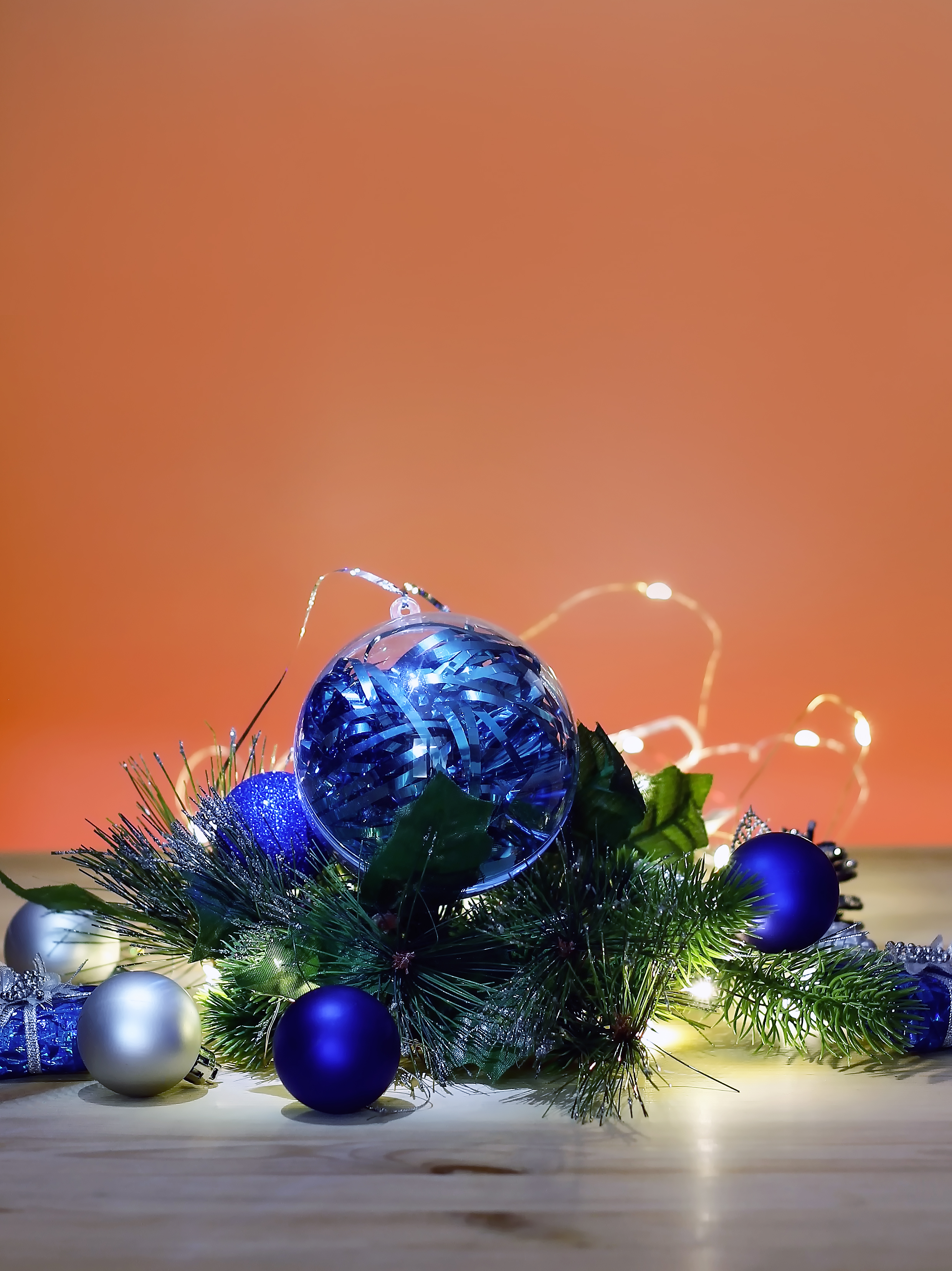 Шары прозрачные пластиковые CMGS заготовки для елочных игрушек набор 5 шт 9 см - фото 9