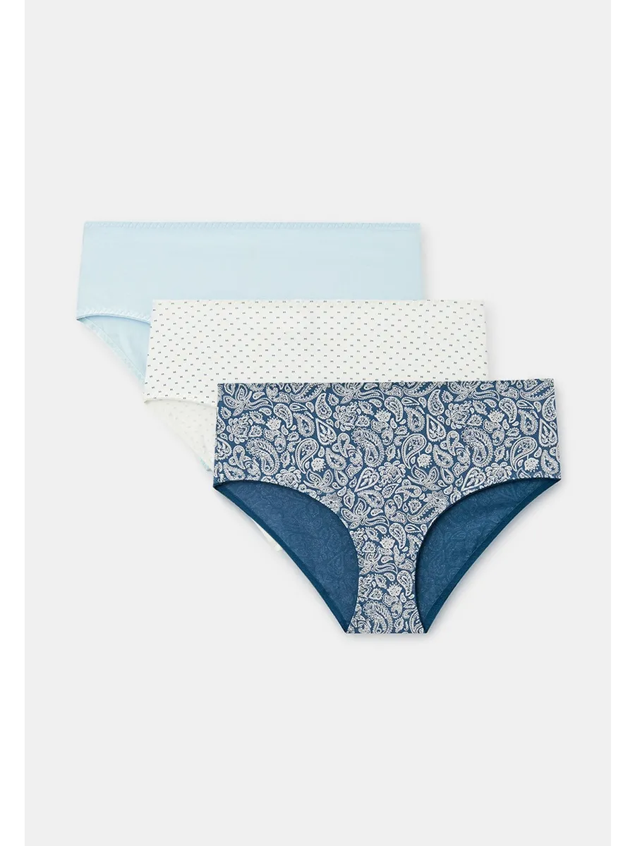 Трусы 3 шт Mark Formelle (Марк Формэль) 412075-3/абстрактный рисунок на молочном - фото 11