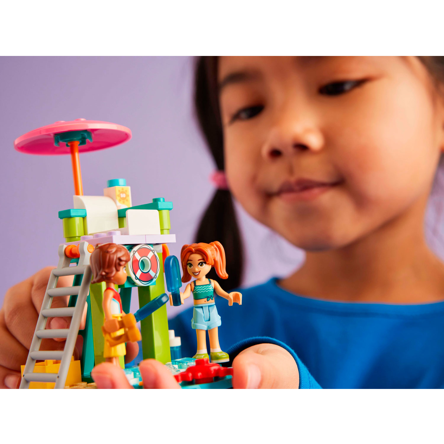 Конструктор LEGO Friends Пляжный водный мотоцикл 84 дет. - фото 7