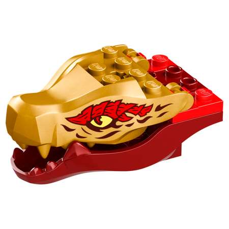 Конструктор LEGO NINJAGO Битва дракона Кая блочный