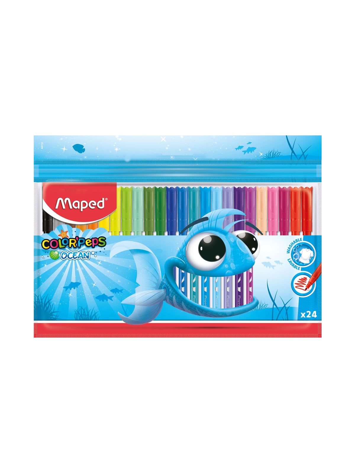 Фломастеры MAPED 24 шт. - фото 1