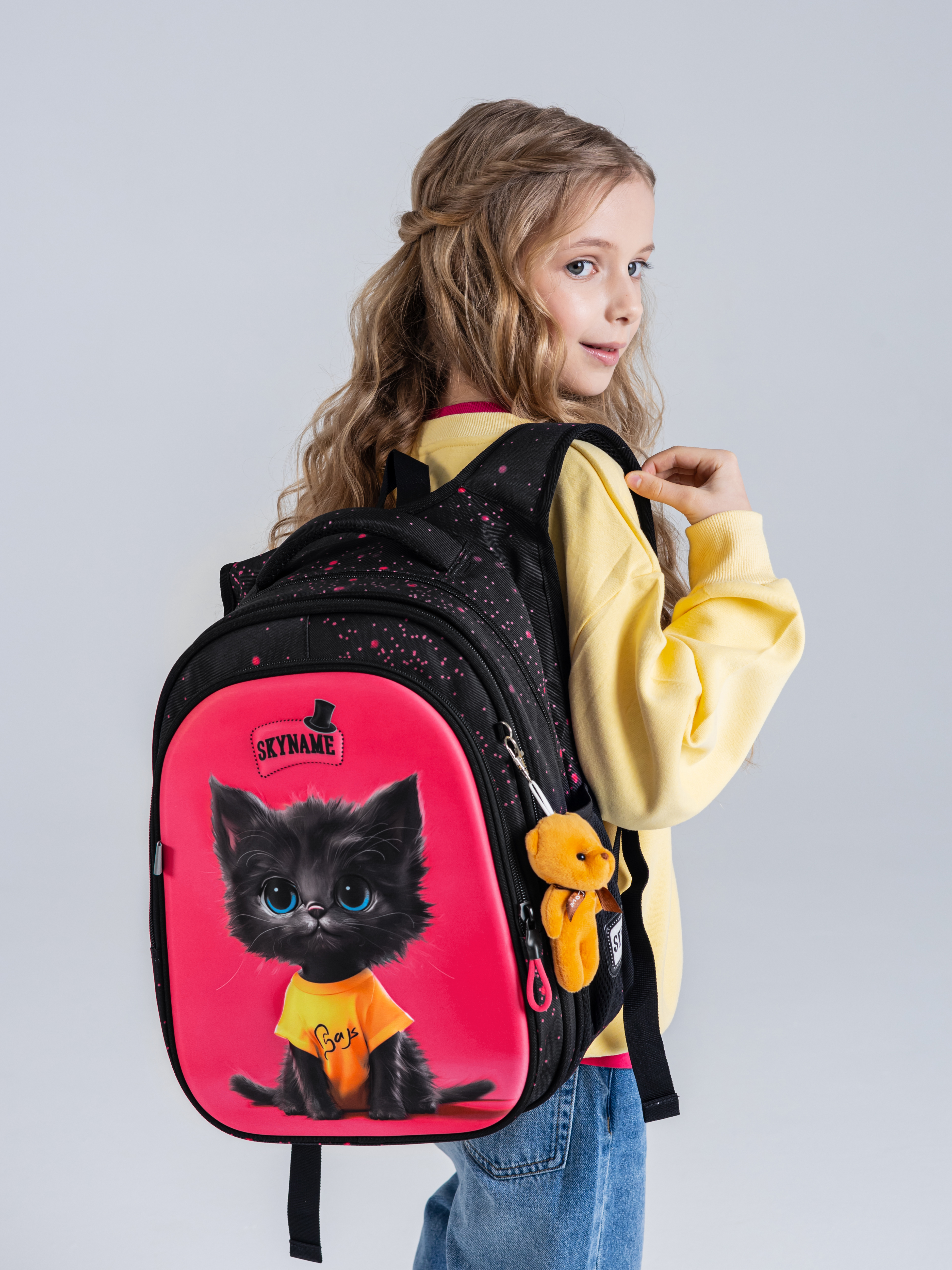 Рюкзак SkyName 1-4 класс, набор 4 в 1 - фото 3