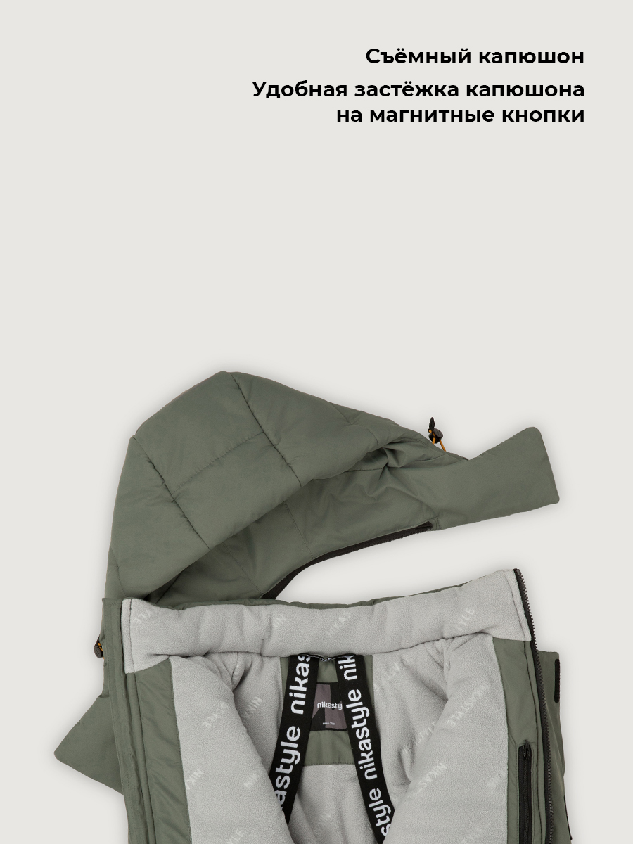 Куртка NIKASTYLE 4з5926 хаки - фото 7